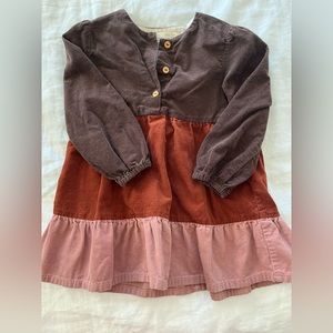 EUC Zara corduroy dress 2/3 yrs